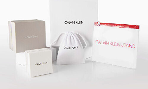 Calvin Klein Slušivý pozlátený náhrdelník s kryštálmi Fascinate 35000224