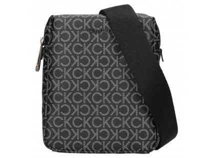 Pánska taška cez rameno Calvin Klein Diando – šedo-čierna