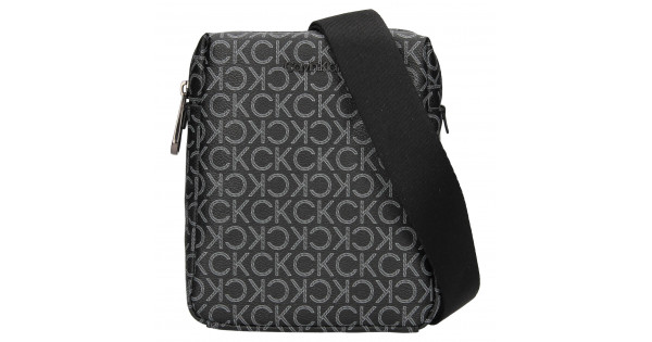Pánska taška cez rameno Calvin Klein Diando – šedo-čierna