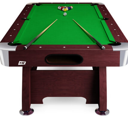 Biliardový stôl Vip Extra 7 FT višňovo/zelený