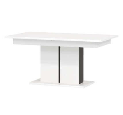 Sconto Jedálenský stôl GRACIA MR12 biela/čierna