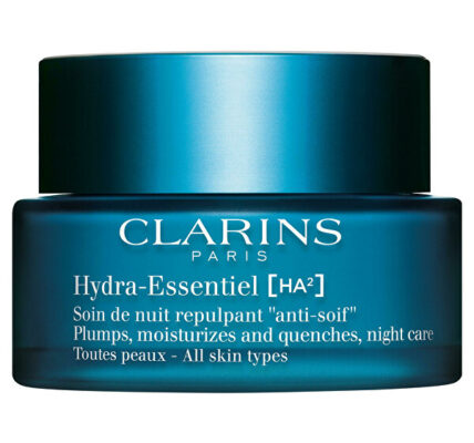 Clarins Hydratačný nočný krém pre všetky typy pleti Hydra Essentiel (Plumps, Moisturizes and Quenches Night Cream) 50 ml