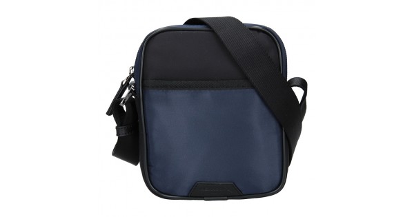 Pánska taška cez rameno Hexagona Bergh – čierno-modrá