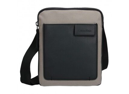Pánska taška cez rameno Calvin Klein Vincent – čierno-béžová