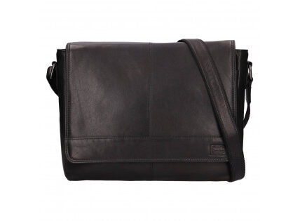 Pánská kožená taška přes rameno SendiDesign Bucket – čierna