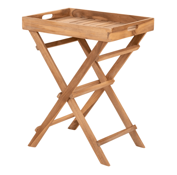 Sconto Záhradný stôl RUNDO teak