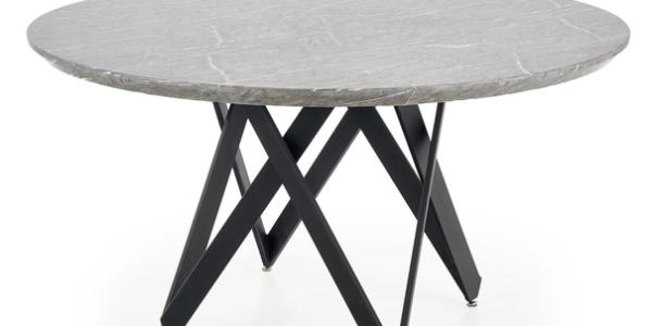 Sconto Jedálenský stôl GESTAMU sivý mramor/čierna