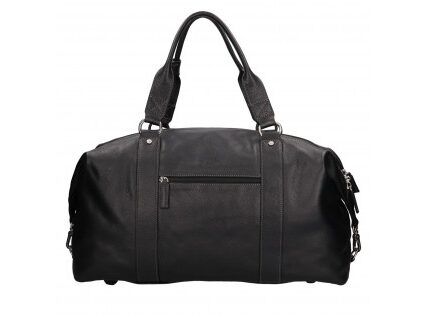 Cestovná kožená taška Katana Trev – čierna