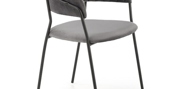 Jedálenská stolička Lougi sivá