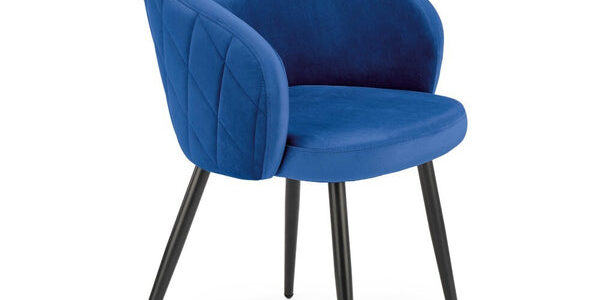 Jedálenská stolička Bougi modrá