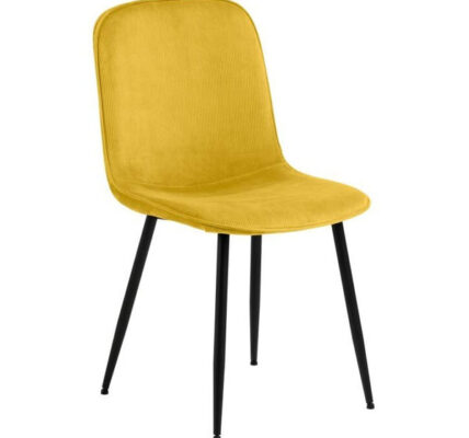 Jedálenská stolička Darja žltá