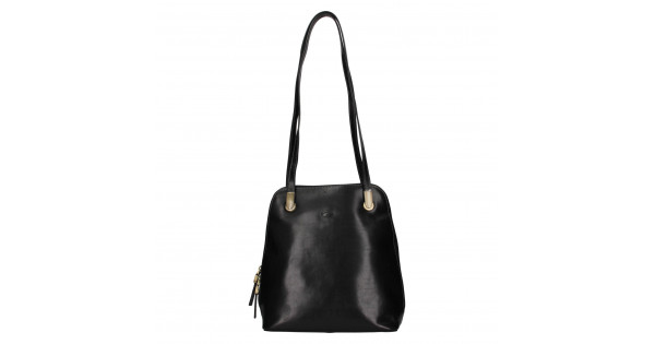 Dámska kožená batôžky kabelka Katana Maura – čierna