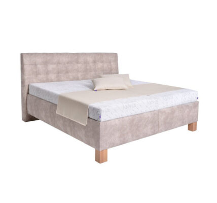 Čalúnená posteľ Victoria 180×200, béžová, bez matraca