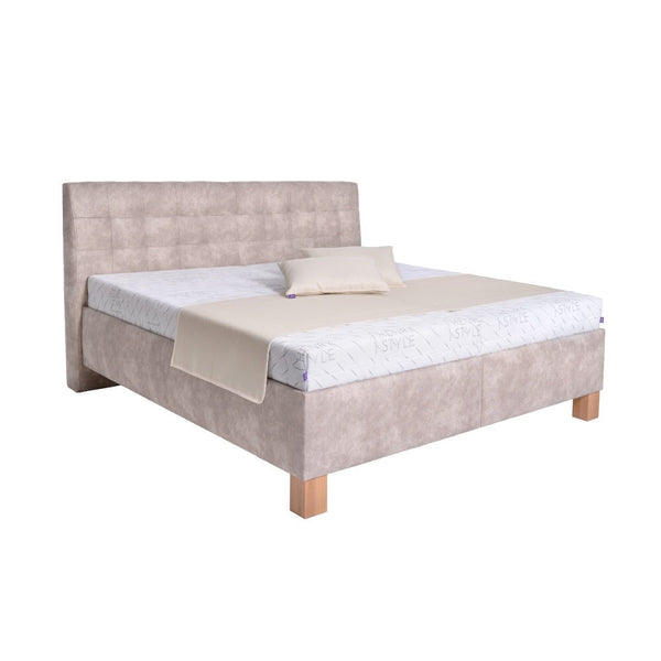 Čalúnená posteľ Victoria 180×200, béžová, bez matraca