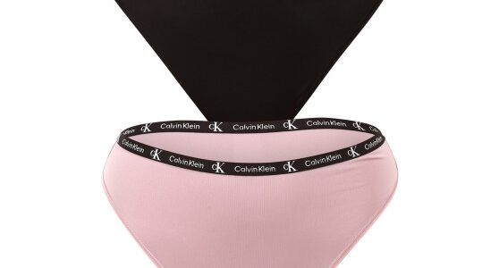 2PACK dámske nohavičky brazilky Calvin Klein viacfarebné (QD5037E-C4U) S