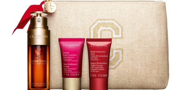 Clarins Double Serum & Super Restorative Collection vianočná darčeková sada (pre zrelú pleť)