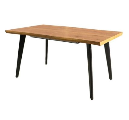 Sconto Jedálenský stôl FRISNU dub/čierna, šírka 120 cm