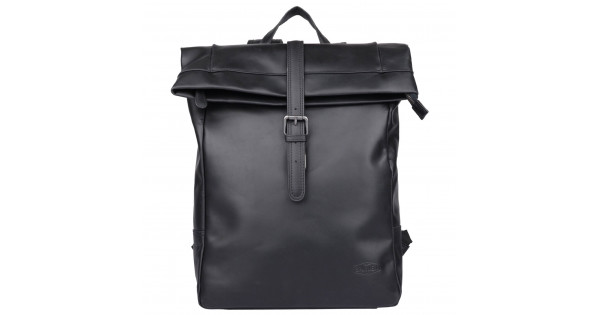 Kožený batoh Sparwell Amsterdam – čierna