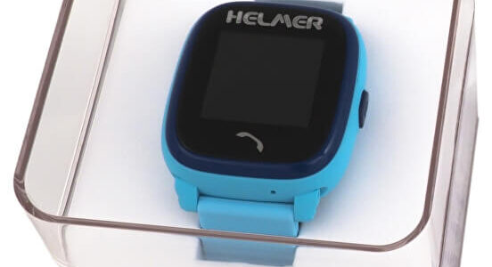 Helmer Chytré dotykové hodinky s GPS lokátorem LK 704 modré