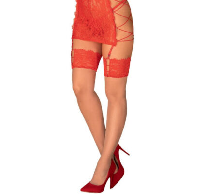 Dámske punčochy Obsessive béžové (Rediosa stockings) S