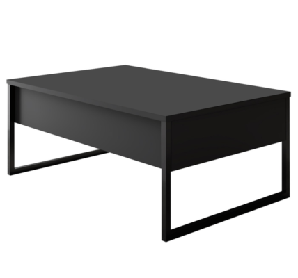 Sconto Konferenčný stolík LUXE antracitová/čierna