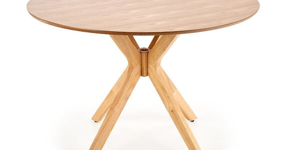 Jedálenský stôl Niken 120x77x120 cm (dub)