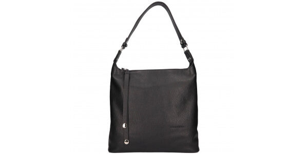 Dámska kožená kabelka Facebag Filonna – čierna