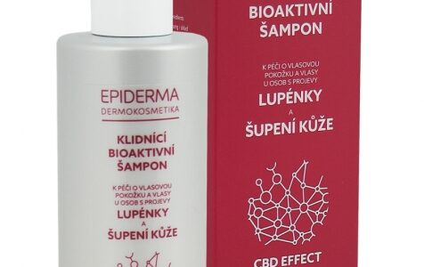 Epiderma bioaktívny CBD šampón pri prejavoch Lupienky 200ml