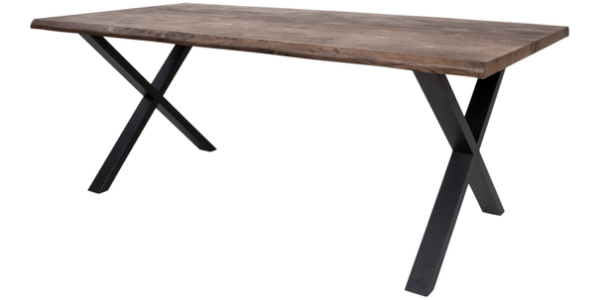 Sconto Jedálenský stôl TUELUN hnedá/čierna, šírka 200 cm