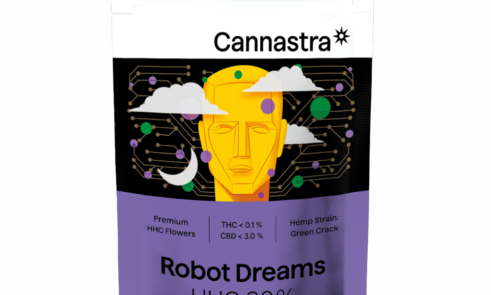 Cannastra HHC Flower Robot Dreams 90 %, 1 g – 100 g 100 gramov