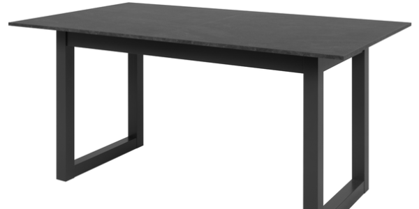 Sconto Jedálenský stôl KILIAN tmavá bridlica/antracitová