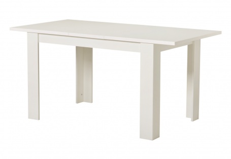 Jedálenský stôl s rozkladaním albert 120x80cm – biely