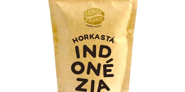 Káva Zlaté Zrnko – Indonézia – „HORKASTÁ“ 1kg MLETÁ – Mletie na domáci espresso kávovar a zalievanie – turka (jemné)