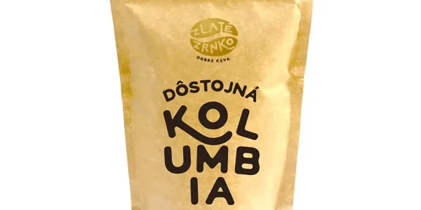 Káva Zlaté Zrnko – Kolumbia – „JEMNE OVOCNÁ“ 1kg MLETÁ – Mletie na domáci espresso kávovar a zalievanie – turka (jemné)
