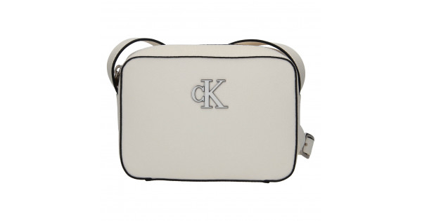 Dámska crossbody kabelka Calvin Klein Stelle – krémová