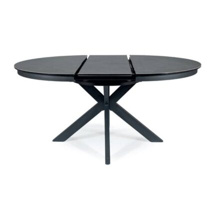 Sconto Jedálenský stôl PURTU sivá/čierna