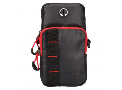 Kožená taška na mobil a doklady Mustang Diley – čierna