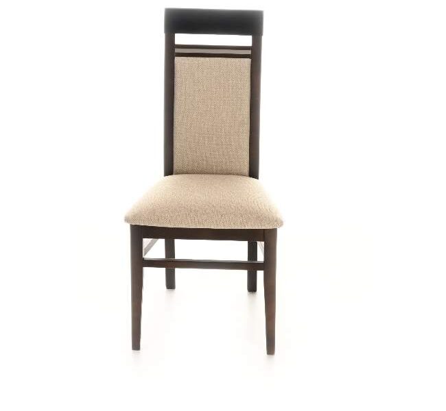 Sconto Jedálenská stolička MALLORCA FR13 orech tmavý/béžová