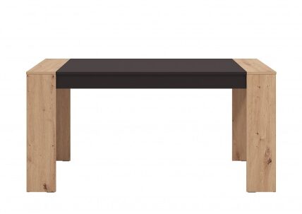 Jedálenský stôl 154 berta – dub artisan/čierna