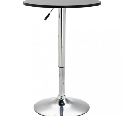 Barový stôl Ø 60 cm Dekorhome Čierna,Barový stôl Ø 60 cm Dekorhome Čierna