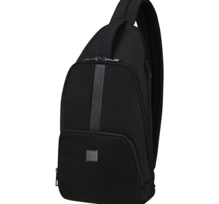 Samsonite Pánská taška Sacksquare Slingbag M – černá