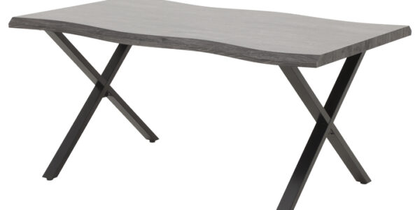 Sconto Jedálenský stôl GORA III T sivá/čierna