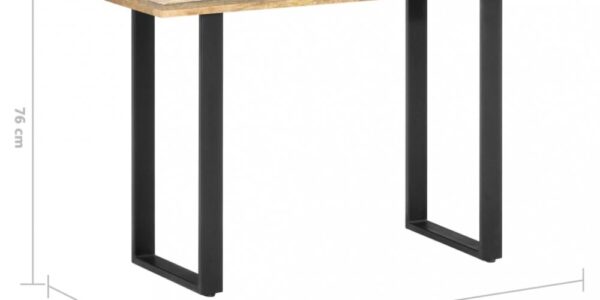 Jedálenský stôl mangovníkové drevo/kov 140x70x76 cm,Jedálenský stôl mangovníkové drevo/kov 140x70x76 cm