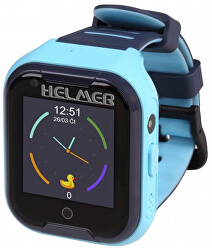 Helmer LK 709 4G modré – dětské hodinky s GPS lokátorem, videohovorem