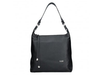 Dámska kožená kabelka Facebag Fionna – čierna
