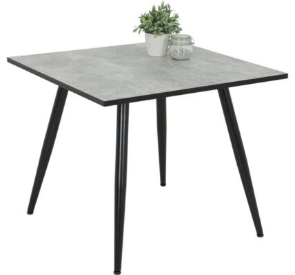 Sconto Jedálenský stôl ALENA II T betón/čierna