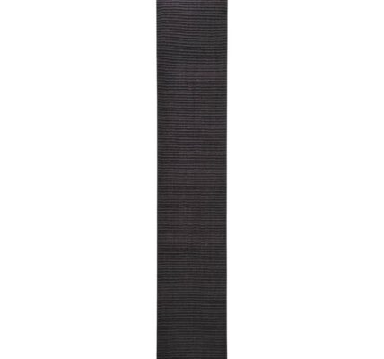 vidaXL Koberec prírodný sisal 66×350 cm čierny