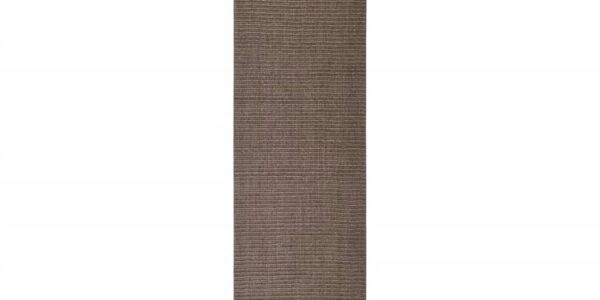 vidaXL Koberec prírodný sisal 80×350 cm hnedý