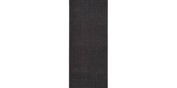 vidaXL Koberec prírodný sisal 80×350 cm čierny