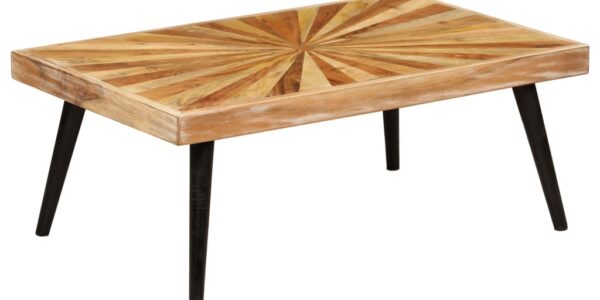 vidaXL Konferenčný stolík, masívne mangovníkové drevo, 90x55x36 cm